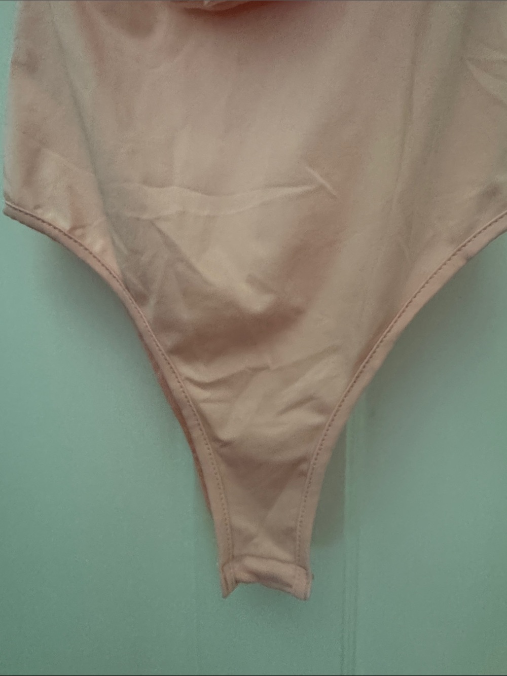 Pink Ruffle One-Piece Bodysuit - Picture 3 of 5